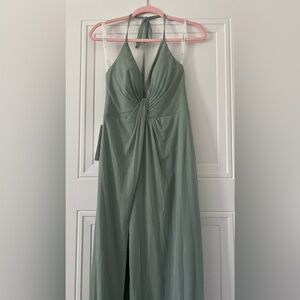 NWT Azazie AGAVE Sammie Bridesmaid Dress